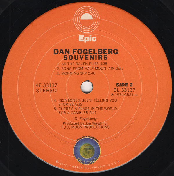 Dan Fogelberg - Souvenirs (LP, Album, Ter) (Very Good (VG)) - Image 5
