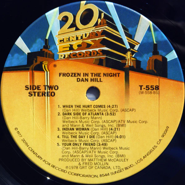 Dan Hill - Frozen In The Night (LP, Album) NEW & SEALED - Image 4