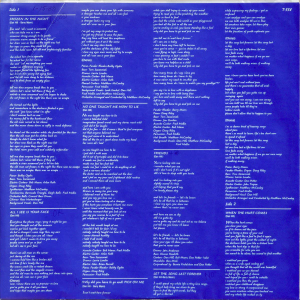 Dan Hill - Frozen In The Night (LP, Album) NEW & SEALED - Image 5