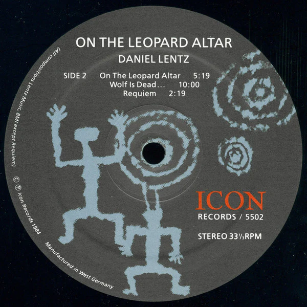 Daniel Lentz - On The Leopard Altar (LP, Album, DMM) (Very Good Plus (VG+)) - Image 4