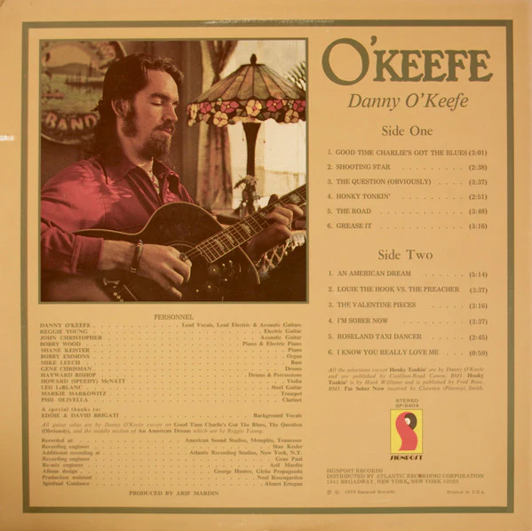 Danny O'Keefe - O'Keefe (LP, Album, PR ) (Very Good (VG)) - Image 4