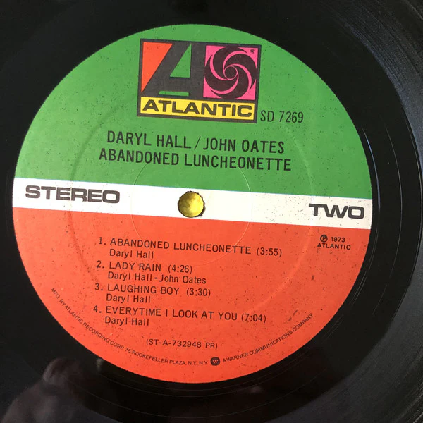 Daryl Hall & John Oates - Abandoned Luncheonette (LP, Album, RP, PR ) (Very Good (VG)) - Image 4