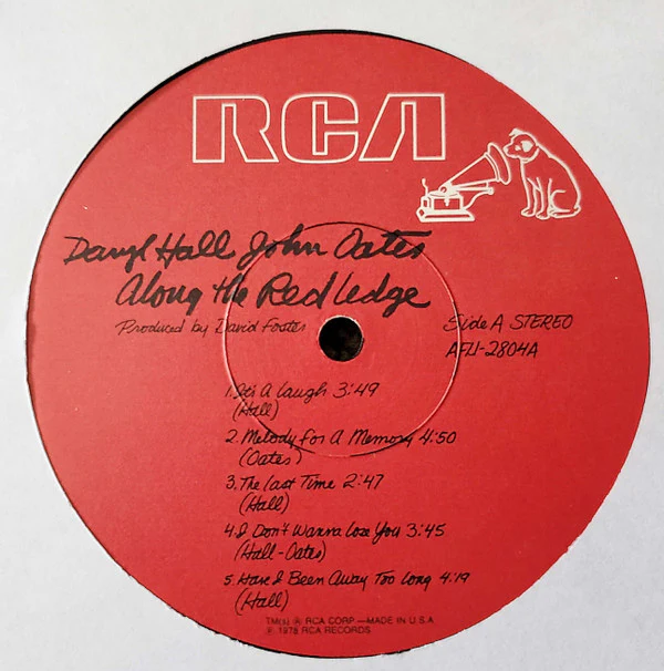 Daryl Hall & John Oates - Along The Red Ledge (LP, Album, NAM) (Near Mint (NM or M-)) - Image 5