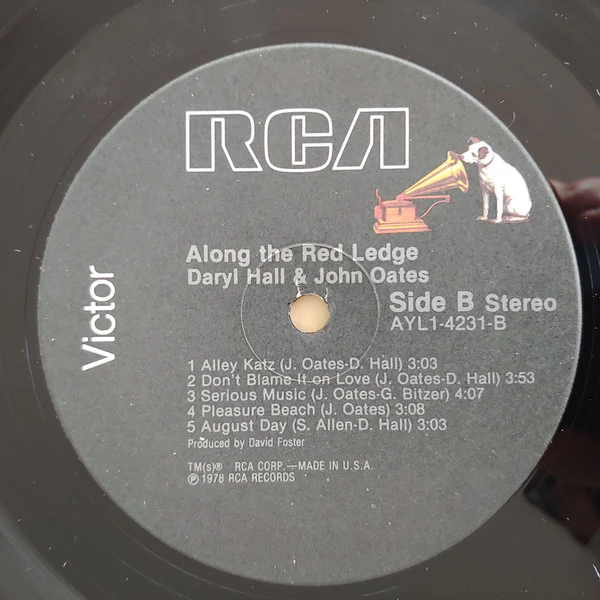 Daryl Hall & John Oates - Along The Red Ledge (LP, Album, RE) (Very Good Plus (VG+)) - Image 4