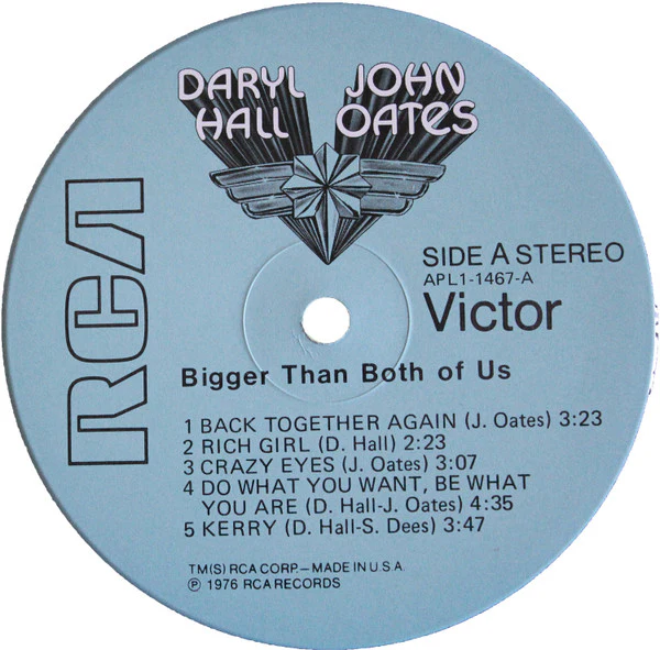 Daryl Hall & John Oates - Bigger Than Both Of Us (LP, Album, Hol) (Very Good (VG)) - Image 5