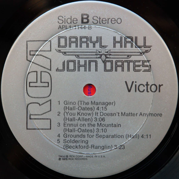 Daryl Hall & John Oates - Daryl Hall & John Oates (LP, Album, Wad) (Near Mint (NM or M-)) - Image 4