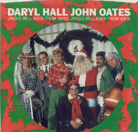 Daryl Hall John Oates* - Jingle Bell Rock (7", Single, Promo, Gre) (Very Good Plus (VG+))