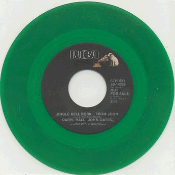 Daryl Hall John Oates* - Jingle Bell Rock (7", Single, Promo, Gre) (Very Good Plus (VG+)) - Image 3