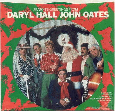 Daryl Hall John Oates* - Jingle Bell Rock (7", Single, Promo, Gre) (Very Good Plus (VG+)) - Image 4