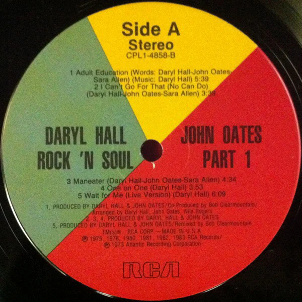 Daryl Hall & John Oates - Rock 'N Soul Part 1 (LP, Comp, Ind) (Very Good Plus (VG+)) - Image 4