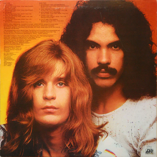 Daryl Hall & John Oates - Whole Oats (LP, Album, RP, Pre) (Near Mint (NM or M-)) - Image 2