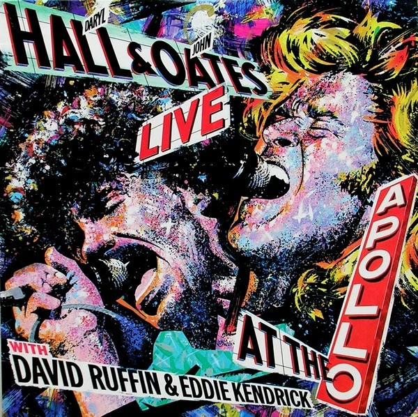 Daryl Hall & John Oates With David Ruffin & Eddie Kendricks - Live At The Apollo (LP, Album) (Near Mint (NM or M-))