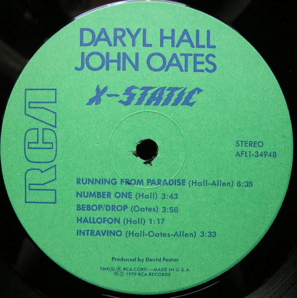 Daryl Hall & John Oates - X-Static (LP, Album, Ind) (Near Mint (NM or M-)) - Image 4