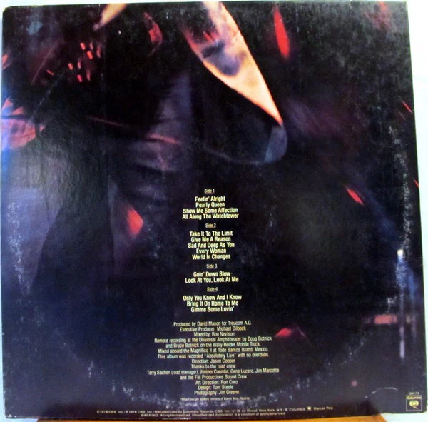 Dave Mason - Certified Live (2xLP, Album, Pit) (Very Good Plus (VG+)) - Image 5
