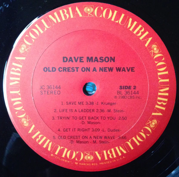 Dave Mason - Old Crest On A New Wave (LP, Album, Gre) (Near Mint (NM or M-)) - Image 4