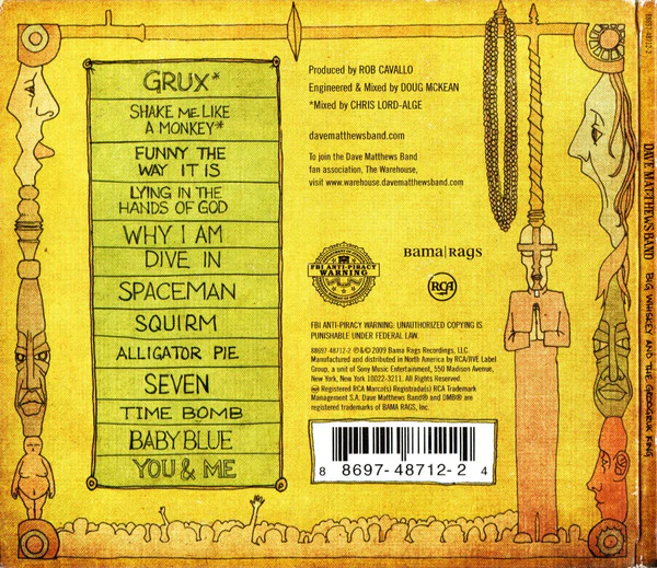 Dave Matthews Band - Big Whiskey And The GrooGrux King (CD, Album) (Very Good (VG)) - Image 2