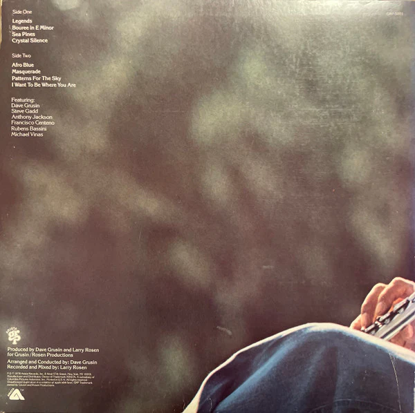 Dave Valentin - Legends (LP, Album) (Near Mint (NM or M-)) - Image 2