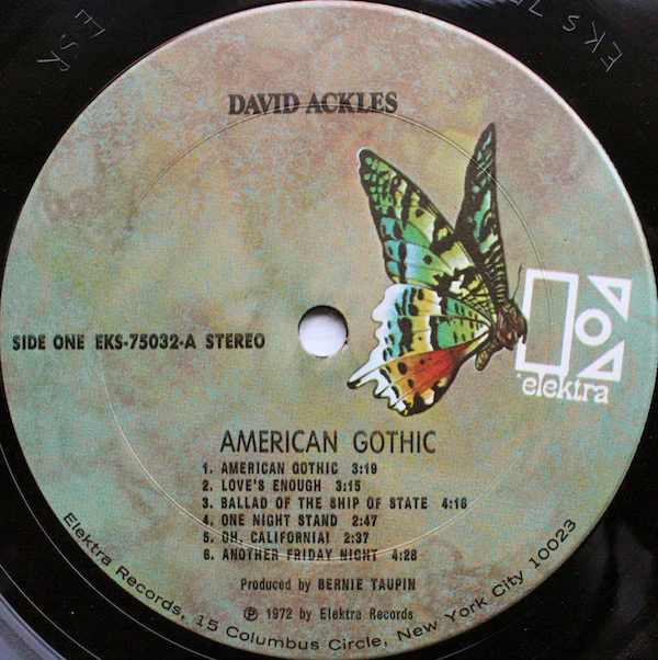 David Ackles - American Gothic (LP, Album, San) (Very Good Plus (VG+)) - Image 3