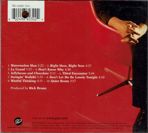 David Benoit - Right Here, Right Now (CD, Album) (Near Mint (NM or M-)) - Image 2