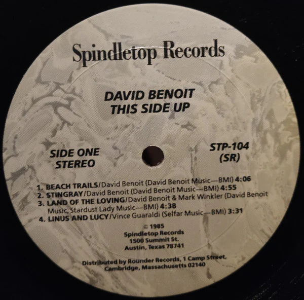 David Benoit - This Side Up (LP, Album) (Very Good Plus (VG+)) - Image 4