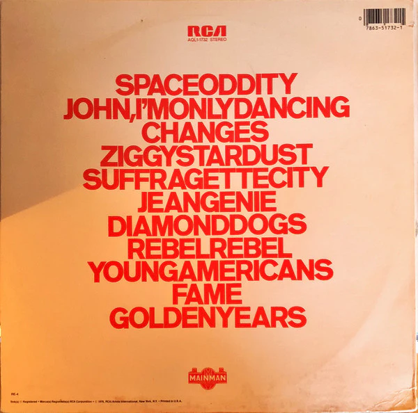 David Bowie - ChangesOneBowie (LP, Comp, RE, Ind) (Near Mint (NM or M-)) - Image 2