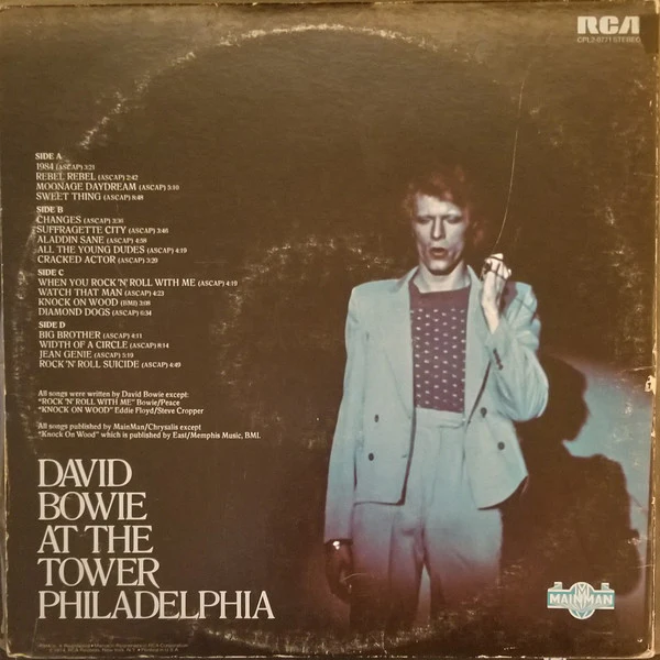 David Bowie - David Live (2xLP, Album, Ora) (Good Plus (G+)) - Image 4