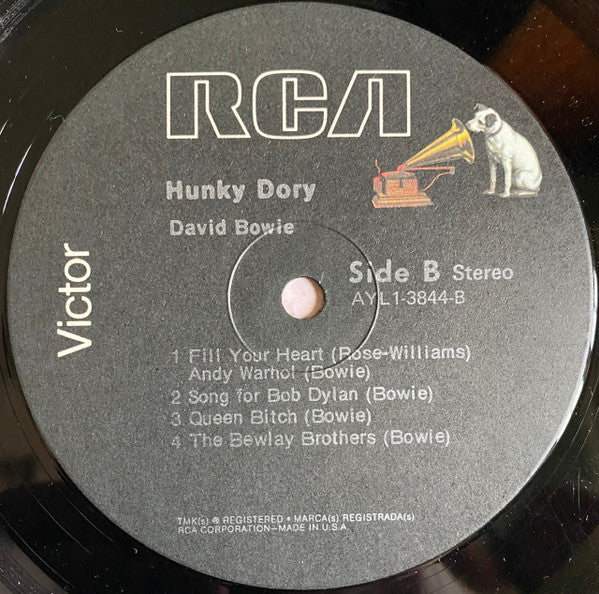 David Bowie - Hunky Dory (LP, Album, RE, Ind) (Near Mint (NM or M-)) - Image 4