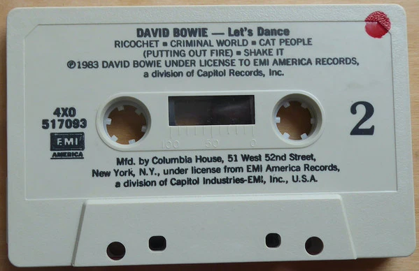 David Bowie - Let's Dance (Cass, Album, Club) (Very Good Plus (VG+)) - Image 5