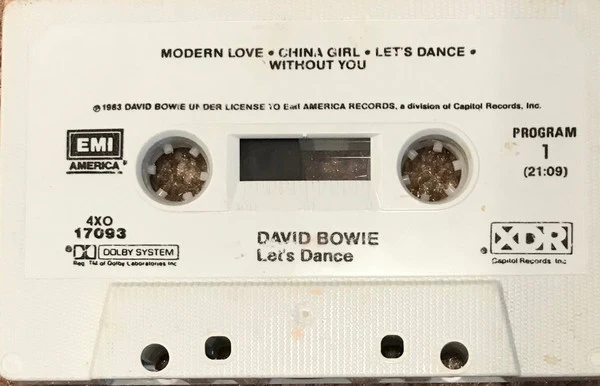 David Bowie - Let's Dance (Cass, Album, XDR) (Near Mint (NM or M-)) - Image 3