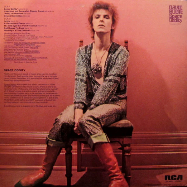 David Bowie - Space Oddity (LP, Album, RE, Ind) (Near Mint (NM or M-)) - Image 2