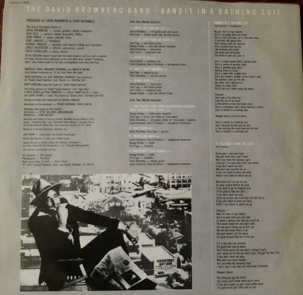 David Bromberg Band - Bandit In A Bathing Suit (LP, Album, SP ) (Near Mint (NM or M-)) - Image 5