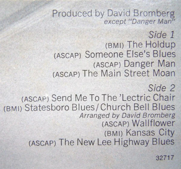 David Bromberg - Wanted Dead Or Alive (LP, Album, Pit) (Near Mint (NM or M-)) - Image 3