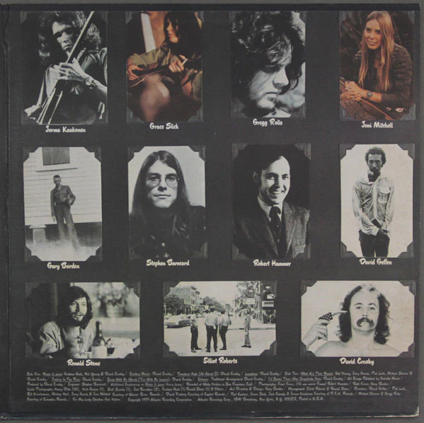 David Crosby - If I Could Only Remember My Name (LP, Album, PR ) (Very Good (VG)) - Image 3