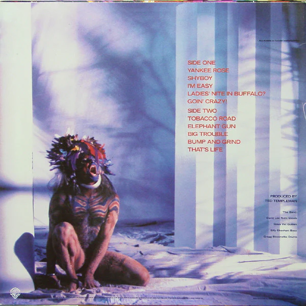 David Lee Roth - Eat 'Em And Smile (LP, Album, Club, Car) (Very Good Plus (VG+)) - Image 2