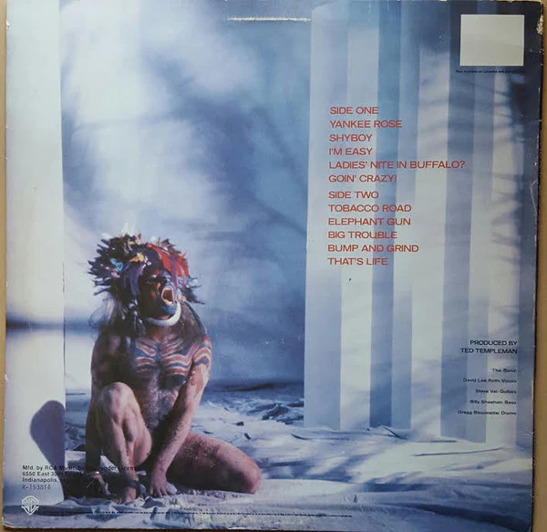 David Lee Roth - Eat 'Em And Smile (LP, Album, Club) (Very Good Plus (VG+)) - Image 2