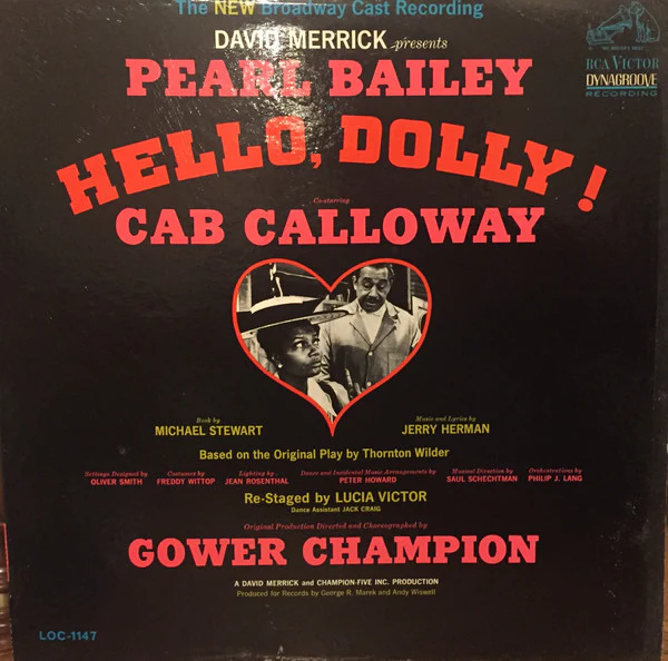 David Merrick Presents Pearl Bailey - Hello, Dolly! - The New Broadway Cast Recording (LP, Mono) (Near Mint (NM or M-))