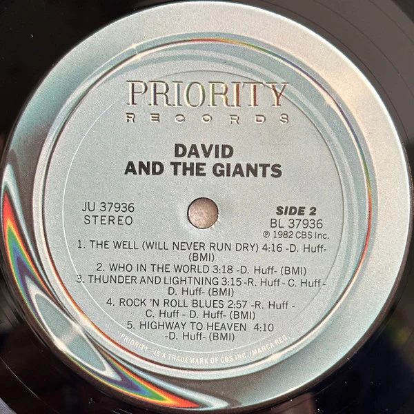David & The Giants - David And The Giants (LP, Album, Ter) (Near Mint (NM or M-)) - Image 4