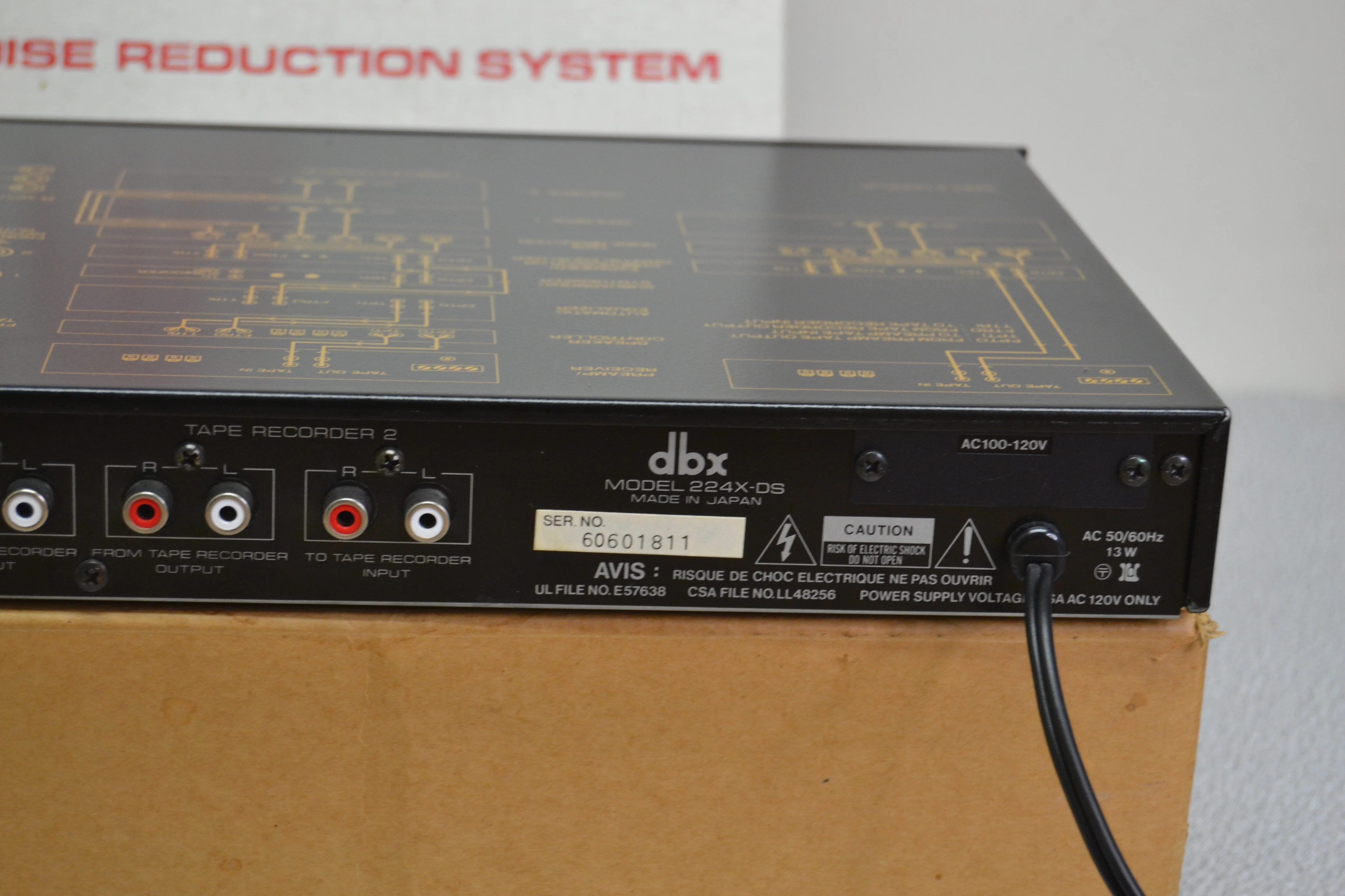DBX 224x-DS Type II Noise Reduction System * Box * Manual - Image 13