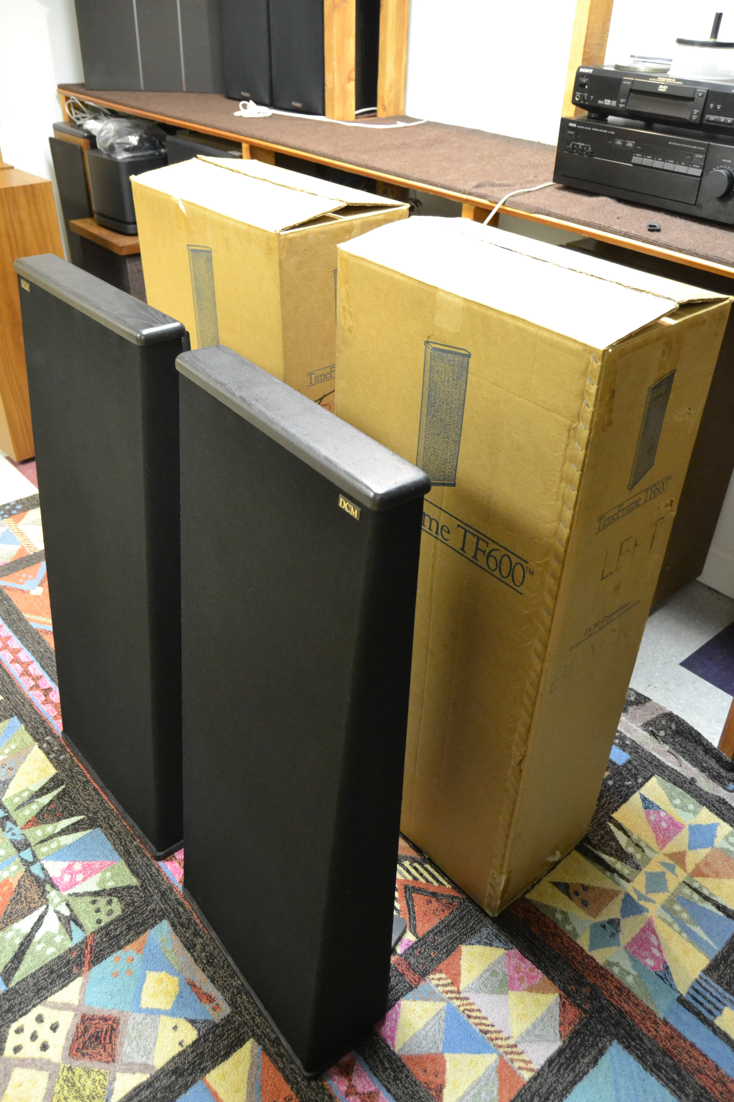 DCM TF600 TimeFrame Speakers * Boxes * New Foams 2025 - Image 2