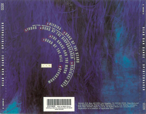 Dead Can Dance - Spiritchaser (CD, Album, Club) (Very Good Plus (VG+)) - Image 2