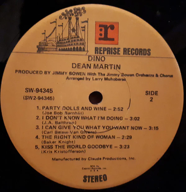 Dean Martin - Dino (LP, Album, Club) (Mint (M)) SEALED NEW OLD STOCK - Image 4