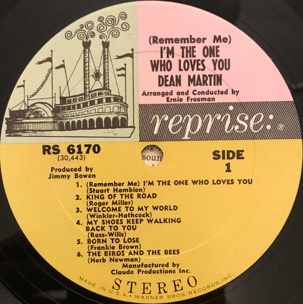 Dean Martin - (Remember Me) I'm The One Who Loves You (LP, Album, Pit) (Very Good Plus (VG+)) - Image 3