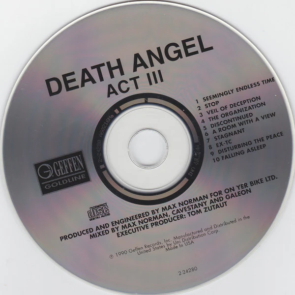 Death Angel - Act III (CD, Album, RE) (Very Good Plus (VG+)) - Image 4