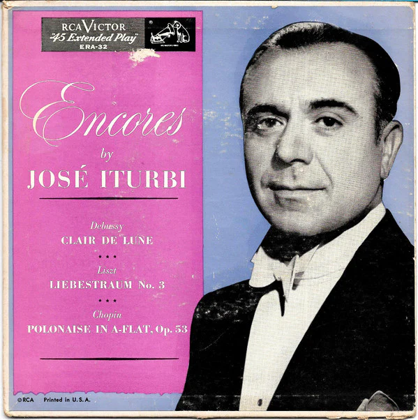 Debussy*, Liszt*, Chopin* / José Iturbi - Encores By José Iturbi (7", EP) (Very Good Plus (VG+))