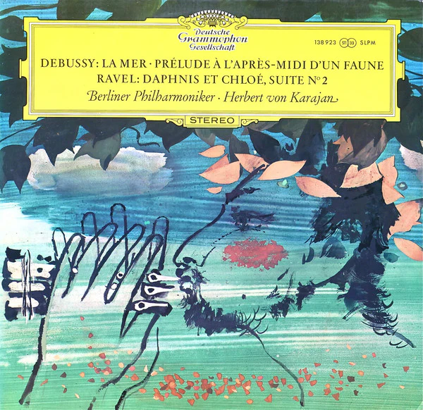 Claude Debussy / Maurice Ravel - Berliner Philharmoniker · Herbert von Karajan - La Mer · Prélude À L'Après-Midi D'Un Faune / Daphnis Et Chloé, Suite N° 2 (LP, RE) (Near Mint (NM or M-))