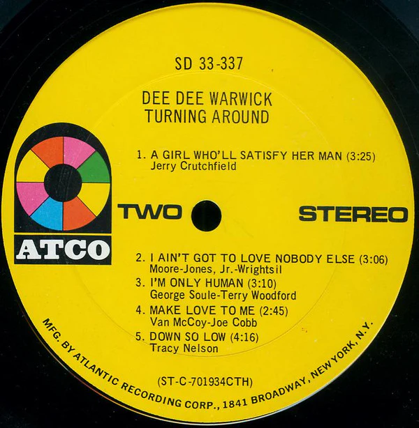 Dee Dee Warwick - Turning Around (LP, Album, Ter) (Very Good Plus (VG+)) - Image 4