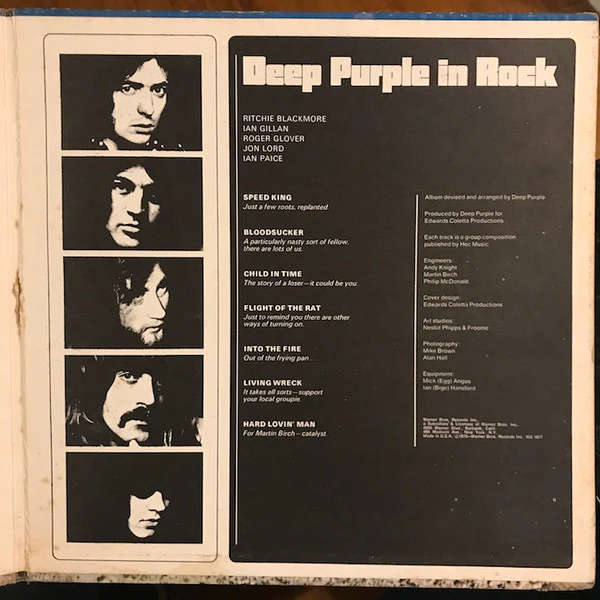 Deep Purple - In Rock (LP, Album, Pit) (Good Plus (G+)) - Image 4