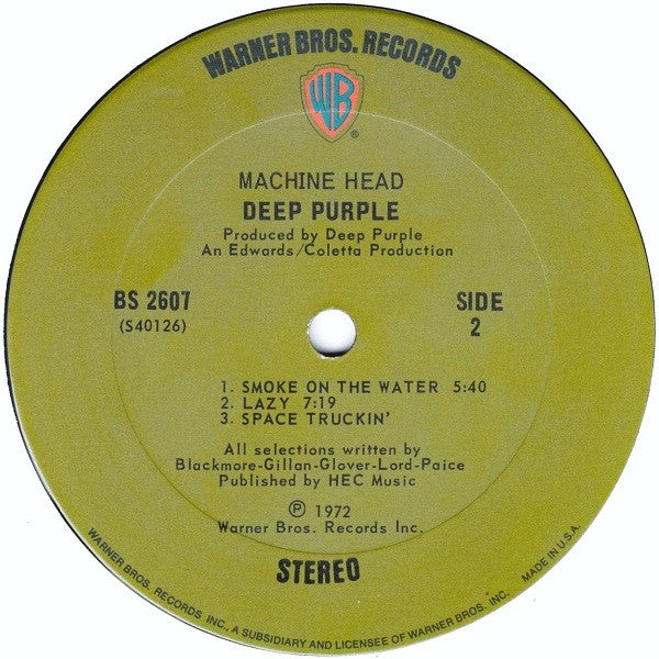 Deep Purple - Machine Head (LP, Album) (Near Mint (NM or M-)) - Image 4