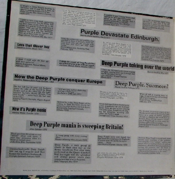 Deep Purple - Who Do We Think We Are (LP, Album, CTH) (Near Mint (NM or M-)) - Image 5