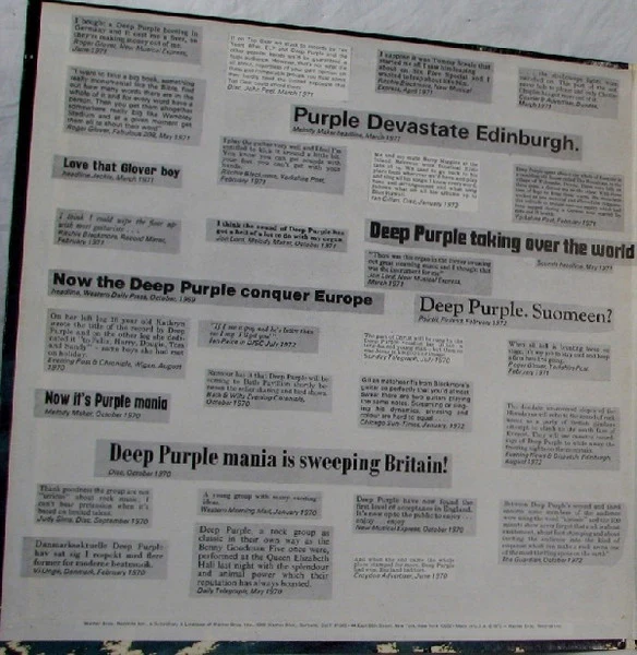 Deep Purple - Who Do We Think We Are (LP, Album, CTH) (Very Good Plus (VG+)) - Image 5